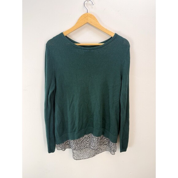 Apt. 9 Tops - Apt 9 Shirt Women M Black Top Blouse Long Sleeve Ladies